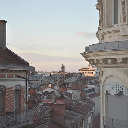 Апартаменты Historic Center, Air Conditioning, Terrace, Rooftop Views Тулуза