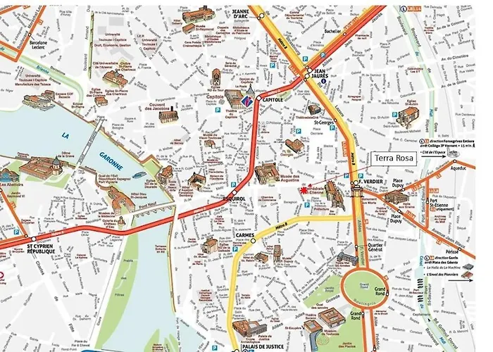 شقة Historic Center, 74 M2, Terrace, Rooftop Views تولوز