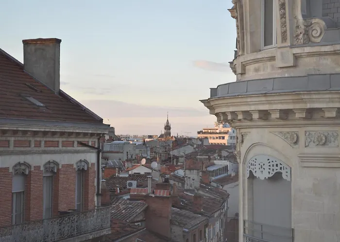 شقة Historic Center, 74 M2, Terrace, Rooftop Views تولوز
