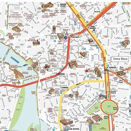 Appartement Historic Center, 74 M2, Terrace, Rooftop Views Toulouse